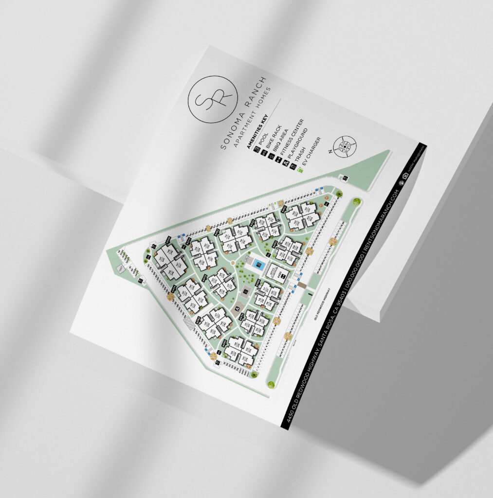 Sonoma Ranch Apartment Homes - site map flyer