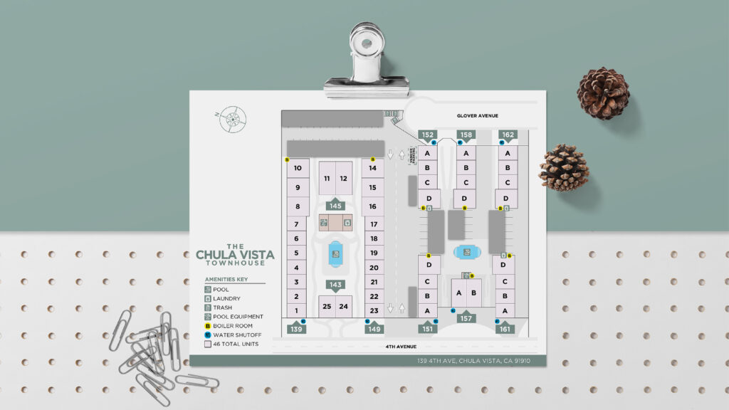 Chula Vista Townhome - Site Map