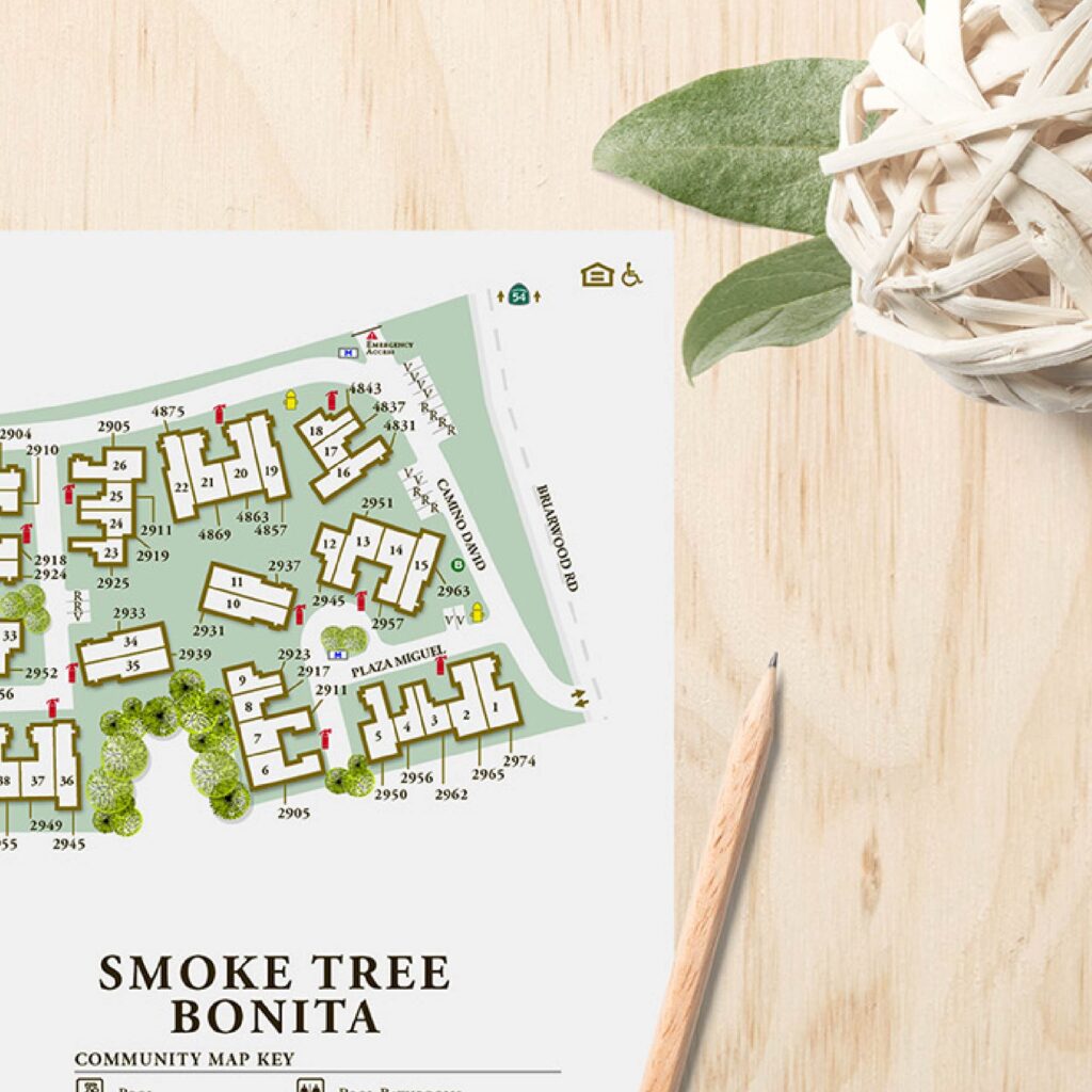 Smoke Tree Bonita - cropped - Site Map