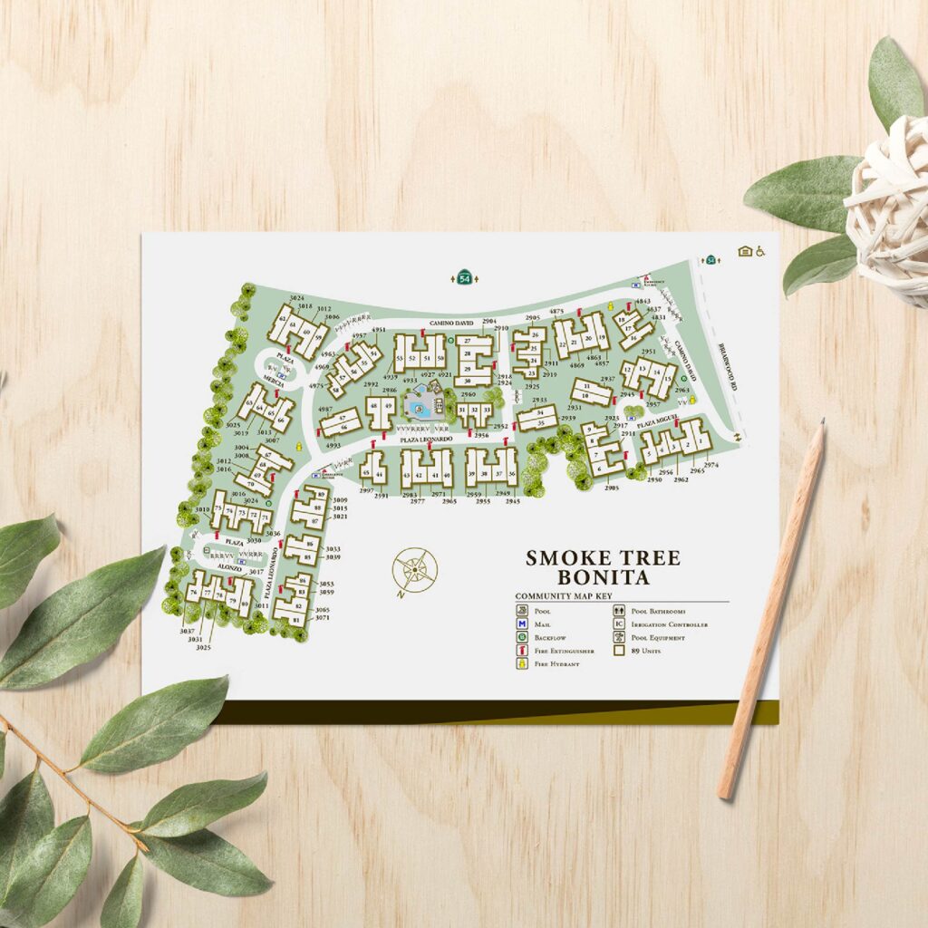 Smoke Tree Bonita - Site Map