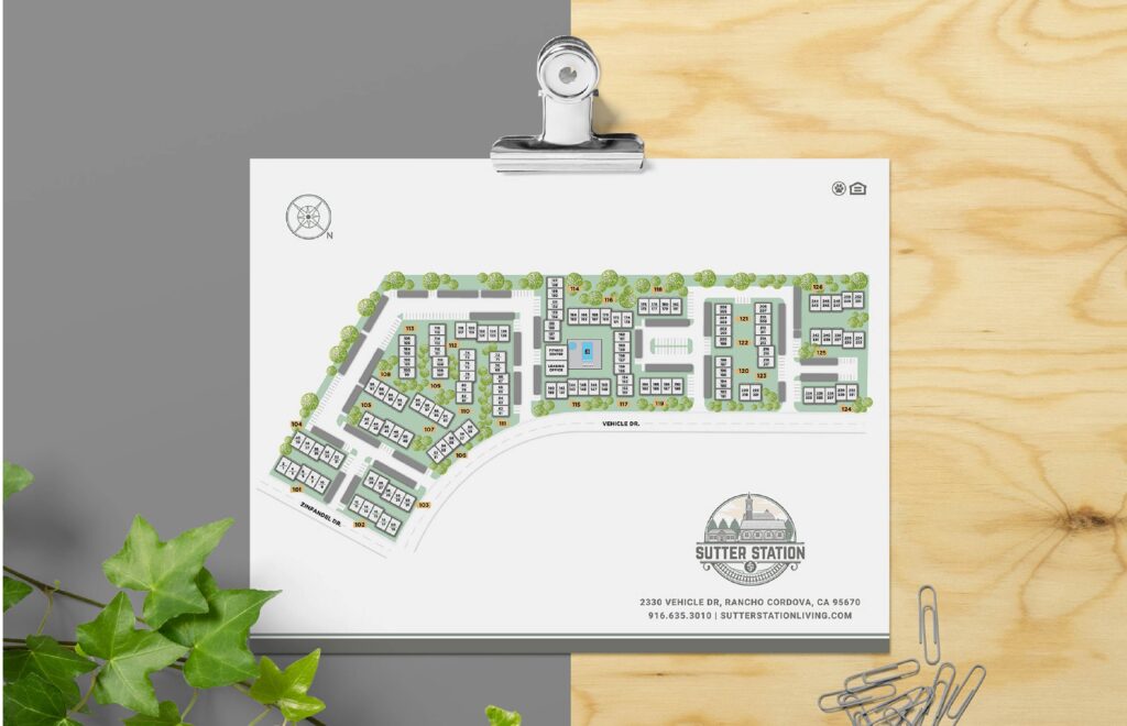 Sutter Station - Site Map