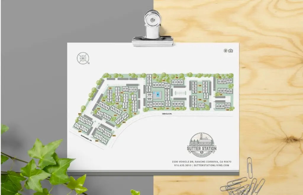 Sutter Station - Site Map